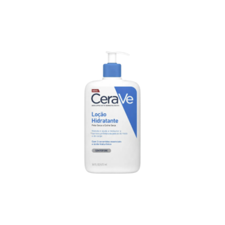 CeraVe Loção Hidratante Corporal e Facial 473ml – Hidratação Intensa e Sem Perfume