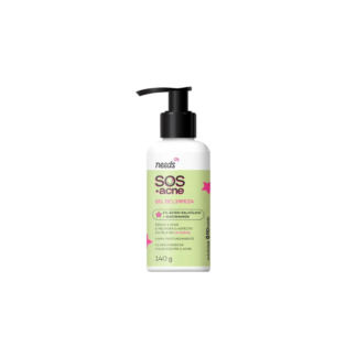 Gel de Limpeza Facial Needs SOS Acne 140g – Tratamento Intensivo para Pele Acneica