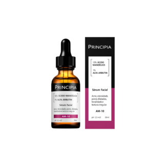 Sérum Principia AM-10: 10% Ácido Mandélico + 1% Alfa-Arbutin – Clareador e Renovador