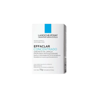 Sabonete Facial La Roche-Posay Effaclar Concentrado 70g – Limpeza Antiacne e Controle de Oleosidade