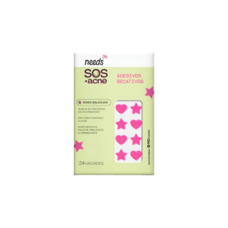 Adesivo Secativo para Acne Needs com Ácido Salicílico – 24 Unidades Hipoalergênico